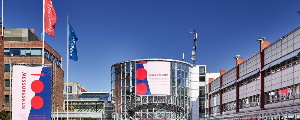 Helsingfors mässcentrum står värd för branschmässan Pulp & Beyond där skogsindustrin samlas i april. Foto: Helsingfors mässcentrum