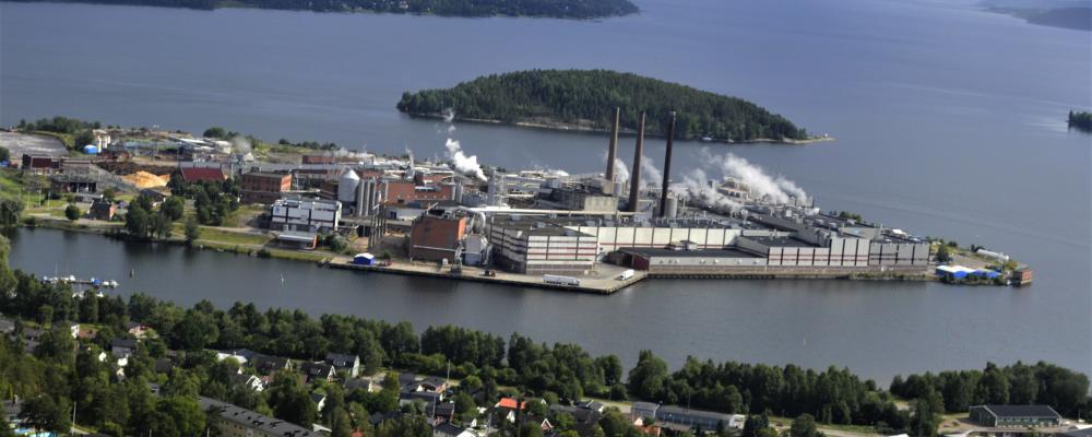Ortvikens pappersbruk. Foto: Simon Matthis