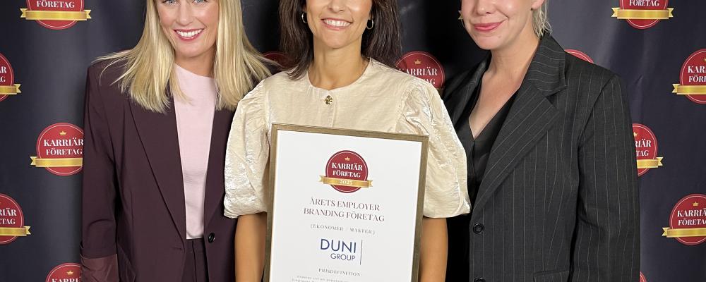 Karriärföretagen presenterar varje år Sveriges mest attraktiva arbetsgivare för studenter och Young Professionals, där de utvalda får titulera sig som ett Karriärföretag under ett år. Foto: Duni Group