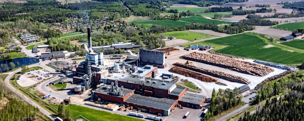 Bäckhammars bruk i Värmland. Foto: Nordic Paper
