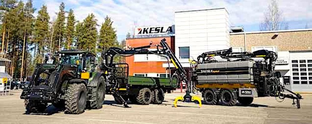 Kesla grundades 1960 och har sitt huvudkontor i Joensuu i Finland. Bolaget är noterat på Helsingforsbörsen och har verksamhet inom skogsteknik och materialhantering. Foto: Kesla