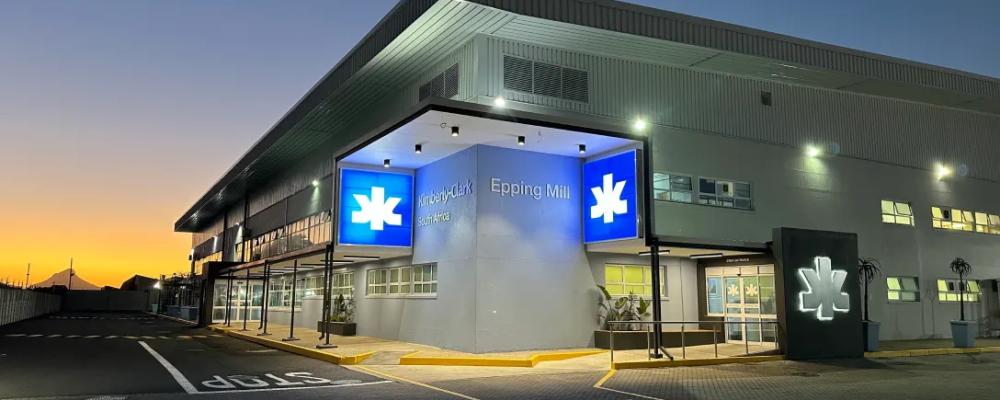 Kimberly-Clark's pappersbruk i tyska Epping. Foto: Kimberly Clark