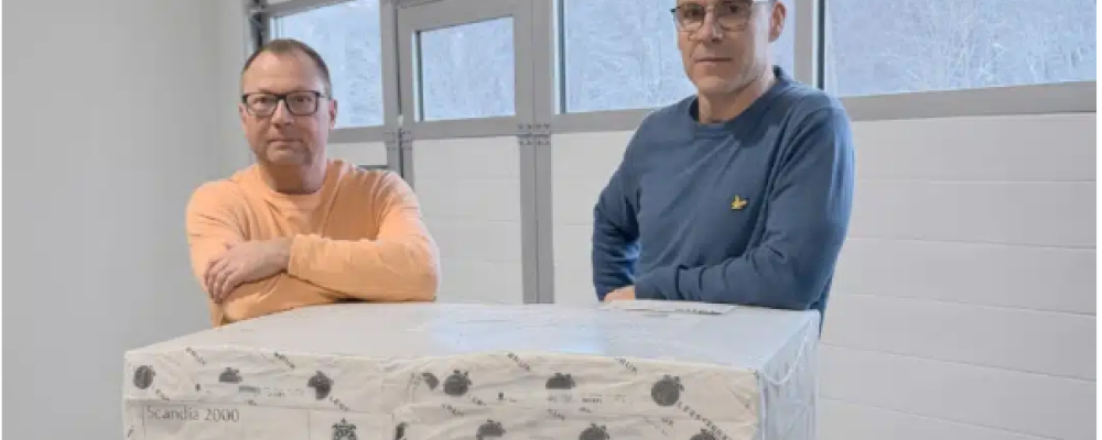 Lessebo Scandia 2000 är ett obestruket premiumpapper. Foto: Lessebo Paper