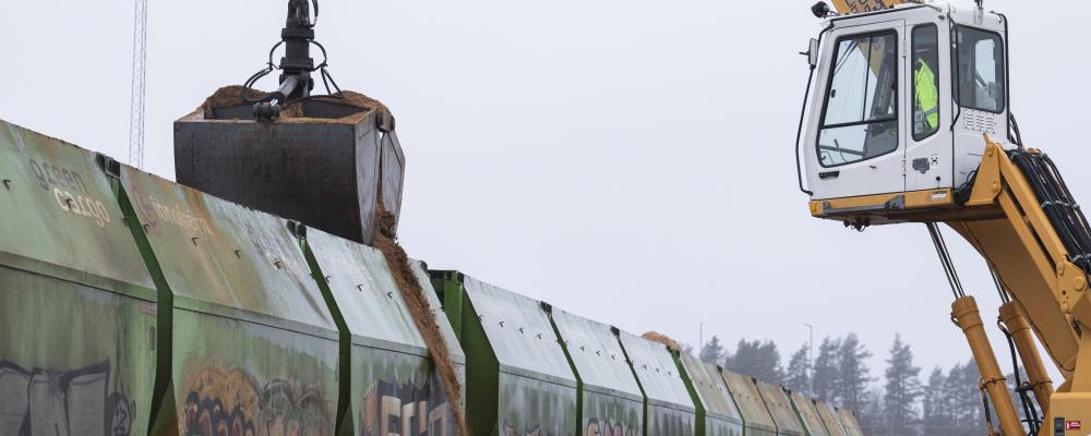 Den kalla inledningen av 2026 ledde till en kraftig ökning i efterfrågan på energiprodukter från Norra Skog. Foto: Viktor Lundberg/Norra Skog