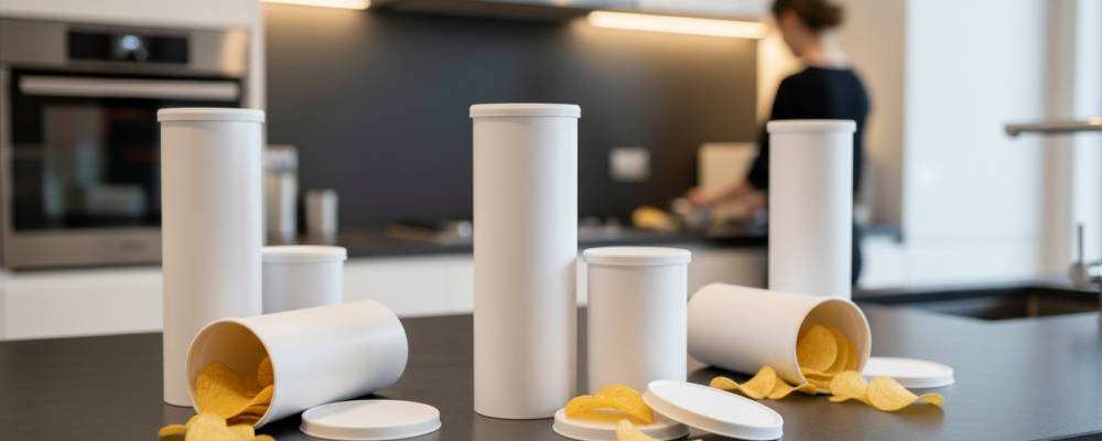 Engångsartiklar för livsmedel tillverkade av torrformad fiber. Bild: Yangi