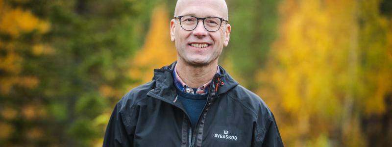 Fredrik Klang, Sveaskog. Foto: Sveaskog