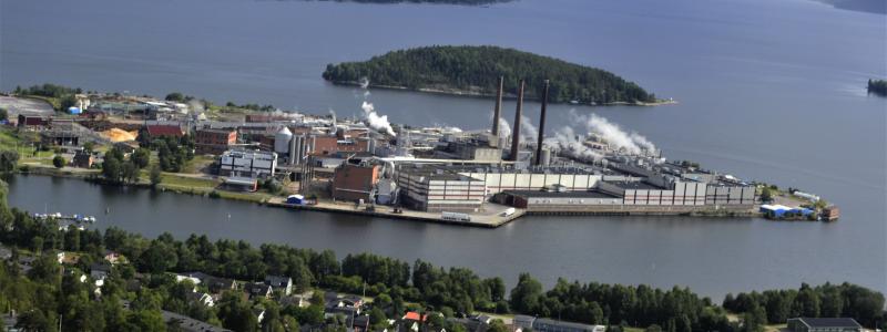 SCA Ortviken där Renewcell haft sin verksamhet. Foto: Simon Matthis