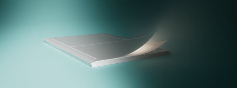 Holmen Aspect är ett trähaltigt papper med ”exceptionell vithet, utvecklat för att sätta ny standard inom magasintryck”. Bild. Holmen