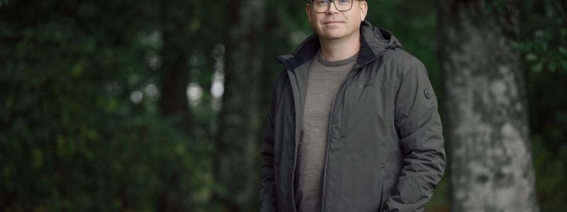 Henric Brage, ansvarig för Innovation på Södra. Foto: Alexander Hall