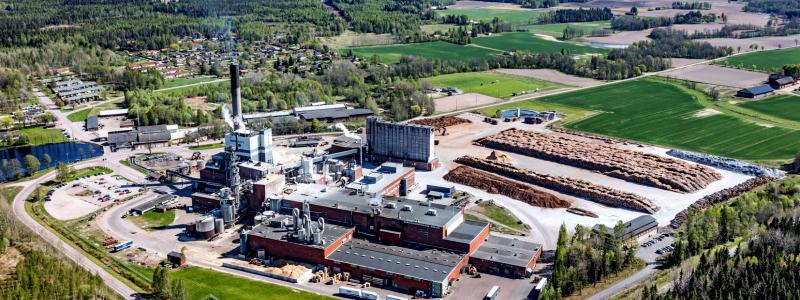 Bäckhammarsbruk där den första demonstrationsanläggningen för LignoBoost installerades. Foto: Rise