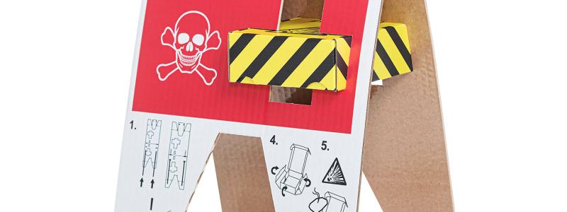 Ett stativ för drönarsystemteknologi. Foto: DS Smith