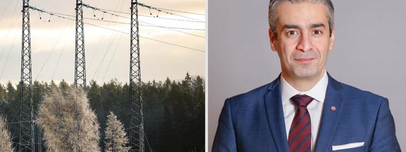 Energiminister Khashayar Farmanbar. Bild: Skogsindustrierna