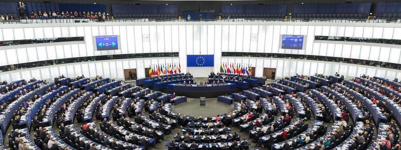 Europaparlamentet i Strasbourg under en plenarsession. Foto: Wikipedia Common, kredit. Diliff