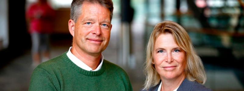 Fredrik Wikström och Helén Williams. Foto: Linn Malmén