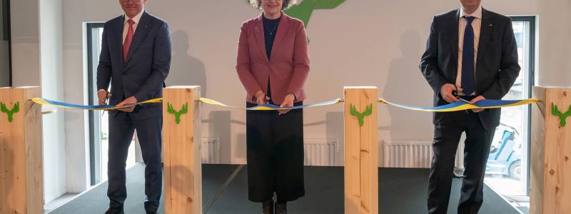 Invigningsceremonin. Foto: Metsä Board