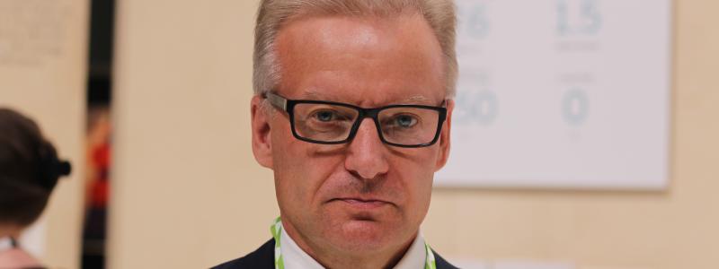 Ismo Nousiainen, CEO på Metsä Fibre. Foto: SImon Matthis