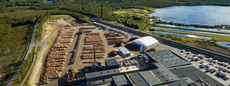 Sedan 2020 har Vataset utvecklat en biopark i Kemijärvi baserad på cirkulär ekonomi, med fokus på kemisk träförädling, Foto: Vataset