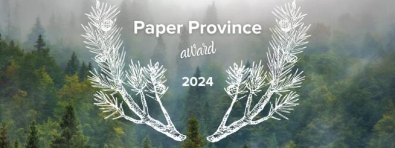 Paper Province Award har delats ut årligen sedan 2018. Bild: Paper Province