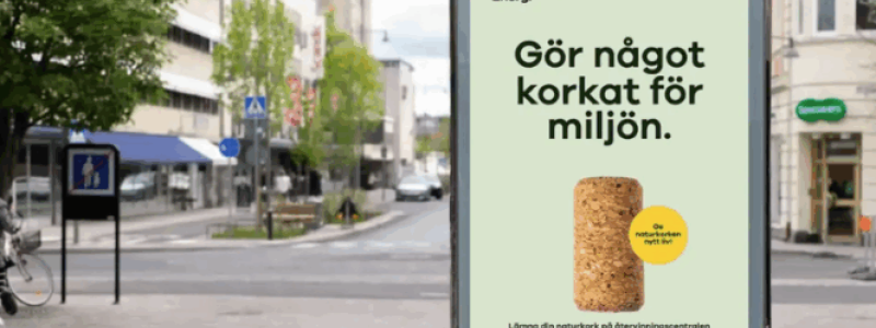 Korkinsamling. Foto: Karlstads Energi