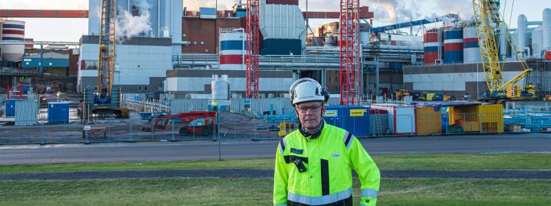 Olov Winblad von Walter, fabrikschef på Metsä Board i Husum. Foto: Victor Lundberg, Mikael Lundgren, Metsä