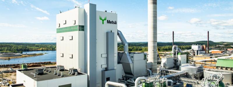 Metsä Fibres massabruk i Äänekoski i Finland Foto: Mika Nuorva/Metsä Group