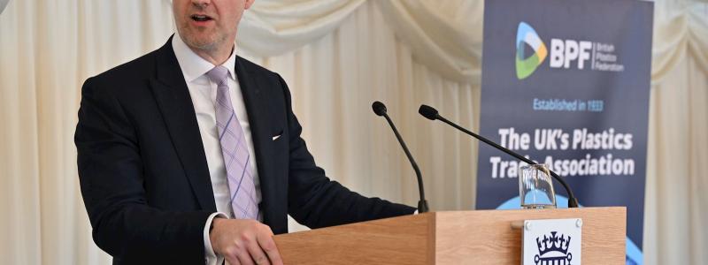 Ed Miliband, parlamentsledamot för Doncaster North och minister för energisäkerhet och nettonollutsläpp i Storbritannien, deltog när över 150 branschledare, parlamentariker och tjänstemän samlades nyligen i det brittiska parlamentet House of Commons för att diskutera framtiden för den brittiska plastindustrin. British Plastics Federation stod värd för sin årliga parlamentariska mottagning. Foto: British Plastics Federation
