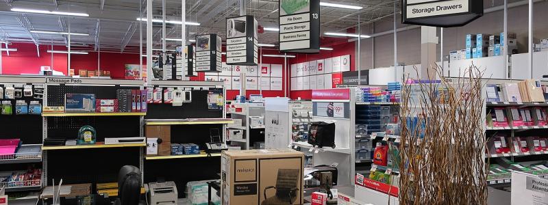 Interiör i amerikansk butik. Foto: Mr Satterly/Wikimedia Commons