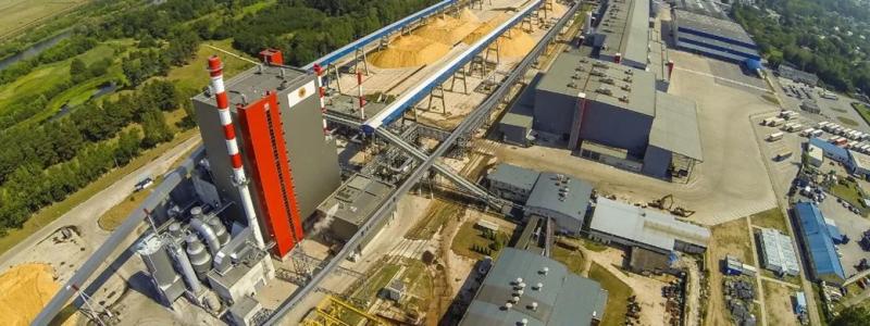 Produktionsanläggning för förpackningsmaterial och wellpappslösningar belägen i Ostrołęka i nordöstra Polen. Foto: Stora Enso