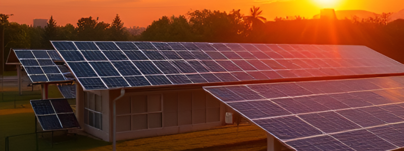 Solparken och batterilagret kommer att minska Rottneros exponering mot elmarknaden. (AI-genererad bild).