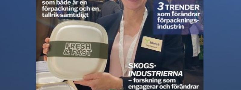 Textilfibern Kuura visas upp på en modevisning i Japan 2021. Foto: Metsä Group