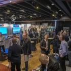 Utställning med leverantörer är ett stående inslag på Skogsindustridagarna. Arkivbild. Foto: Kiwa