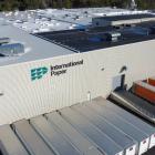 Flygbild över International Papers anläggning i Atglen i Pennsylvania där wellpappförpackningar tillverkas. Foto: International Paper.