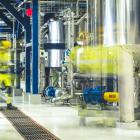 Valet av placering av produktionsanläggningen gjordes på grund av dess närhet till sex massabruk. Bild: NBG