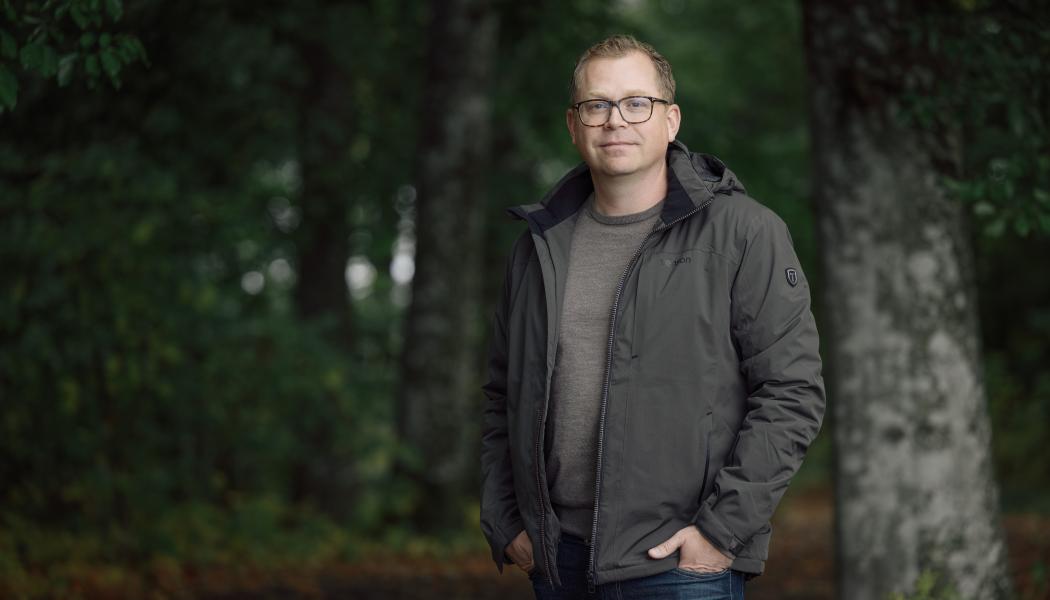 Henric Brage, ansvarig för Innovation på Södra. Foto: Alexander Hall