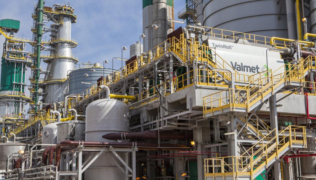 Anläggning i massabruk i Brasilien. Foto: Valmet Oyj