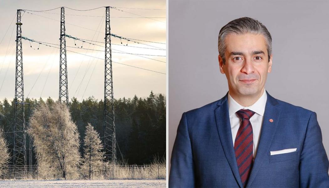Energiminister Khashayar Farmanbar. Bild: Skogsindustrierna