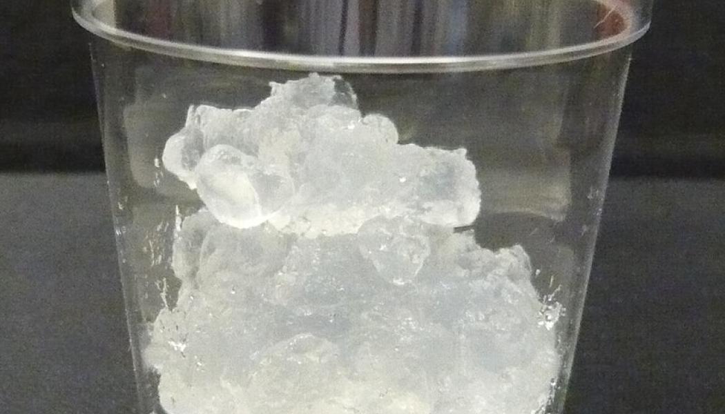 Gel av nanocellulosa. Foto: Innventia/Wikimedia Commons