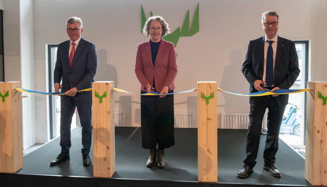 Invigningsceremonin. Foto: Metsä Board