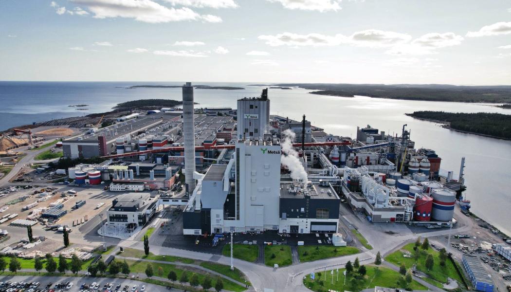 Metsä Board äger bland annat Husums integrerade kartong- och massabruk. Foto: Metsä Board
