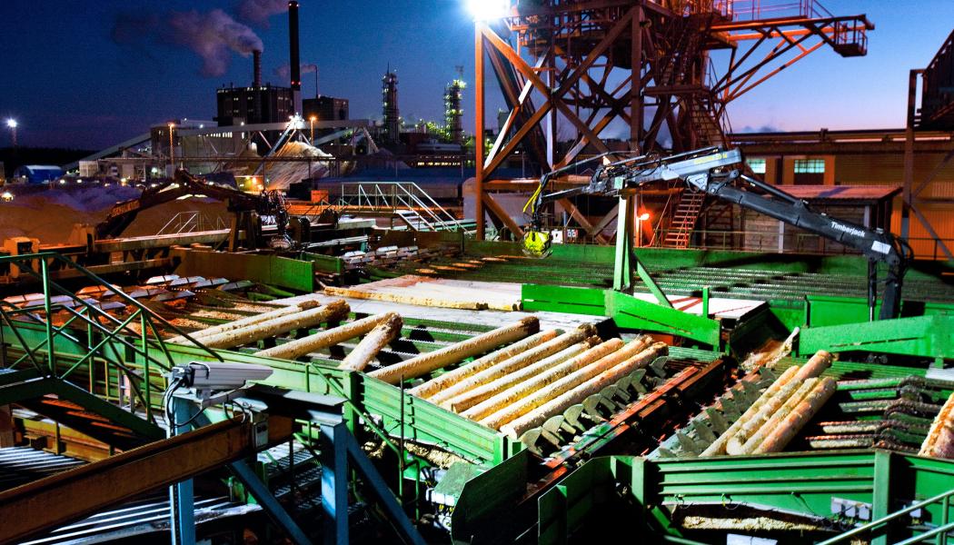 Iggesunds sågverk. Foto: Holmen