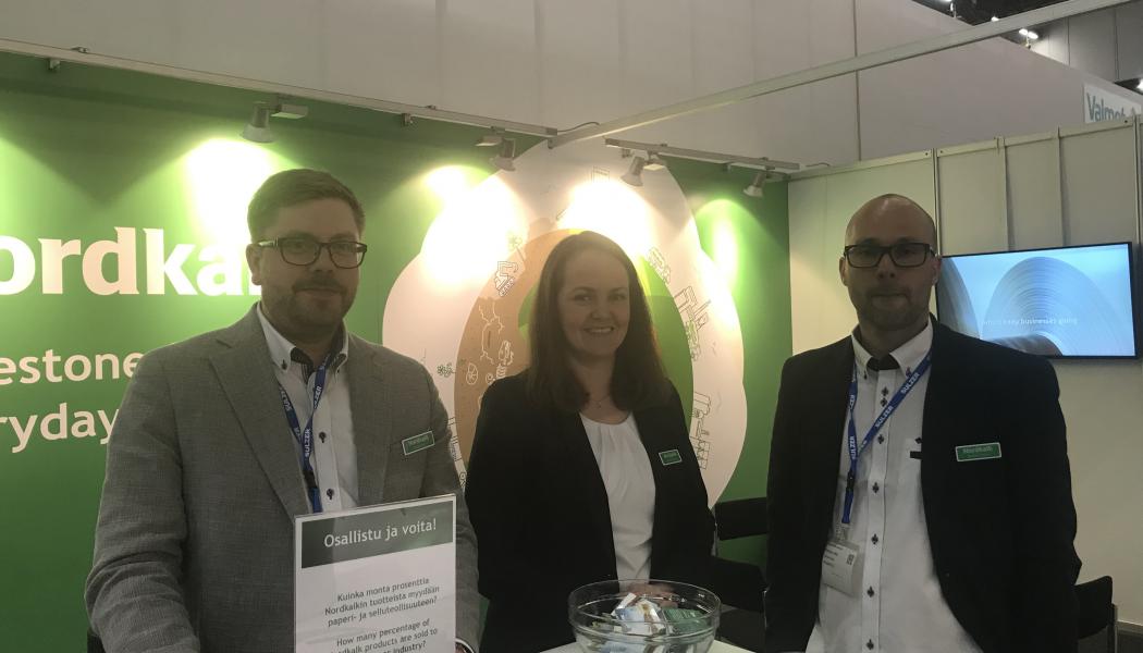 Frank Gref, Annika Lindfors och Mattias Skåre, Nordkalk. Foto: Simon Matthis