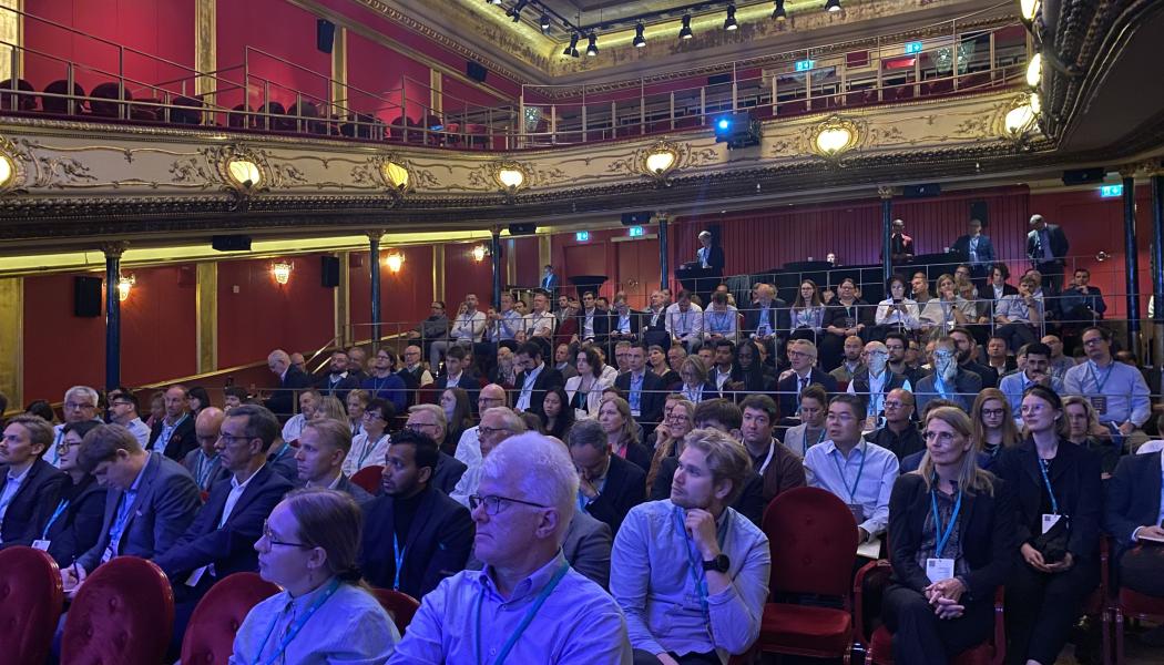 Tvådagarskonferensen ”The International Fibre Moulding and Paper Forming Conference”, som arrangerades av Rise, hölls i Vasateatern i Stockholm. Foto: Simon Matthis