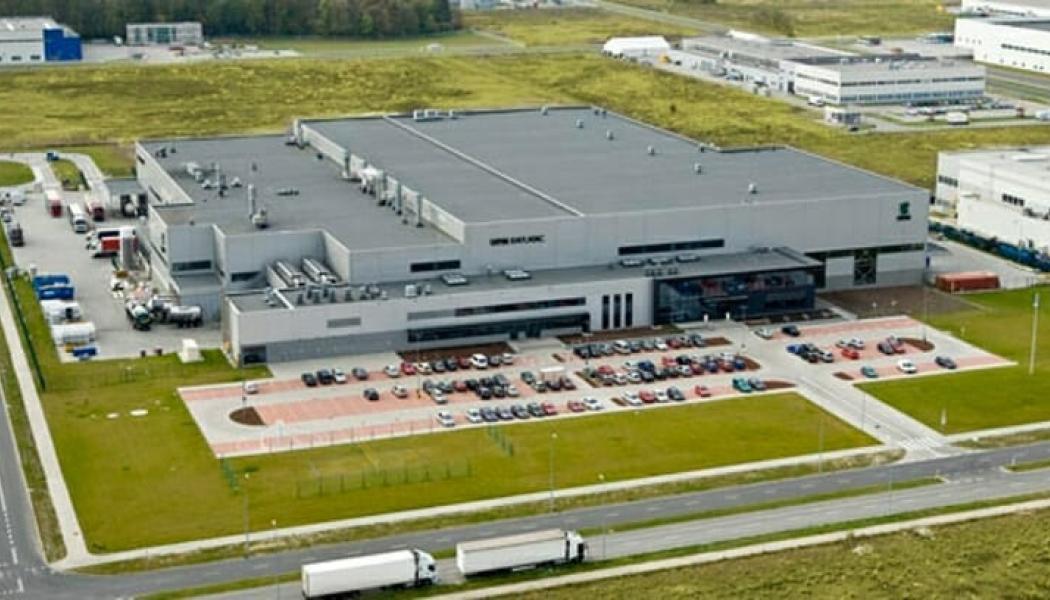 UPM:s fabrik Raflatac i Polen. Foto: UPM
