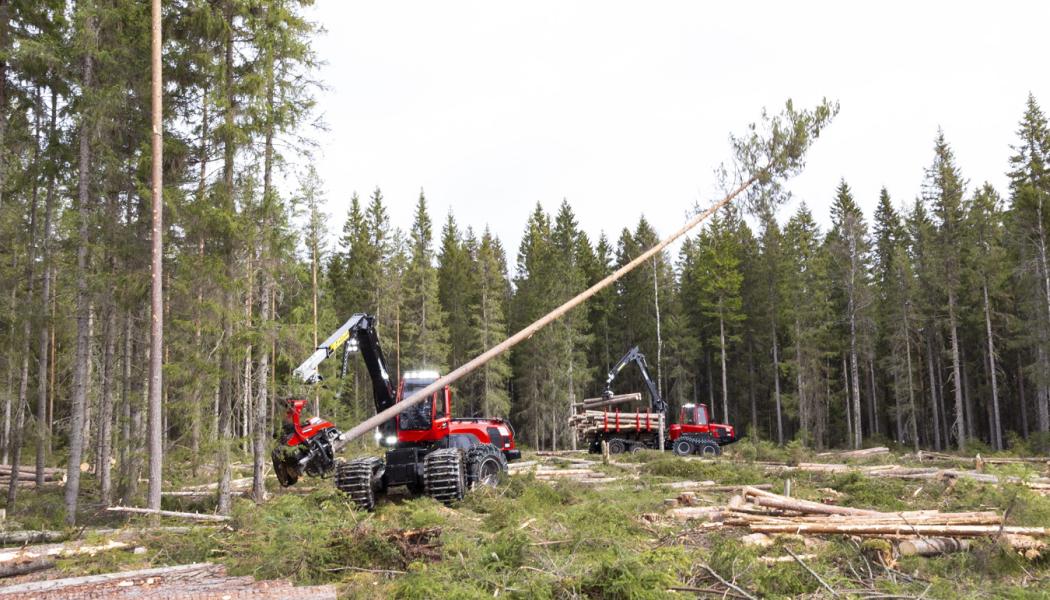Malwa Forest tillverkar små och lätta skogsmaskiner anpassade för gallring och arbete i känsliga skogsmiljöer. Komatsu är en global industrikoncern med rötter i Japan och verksamhet inom bland annat bygg- och skogsutrustning. Foto: Komatsu