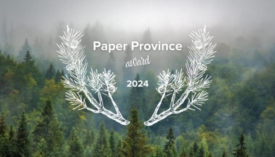 Paper Province Award har delats ut årligen sedan 2018. Bild: Paper Province