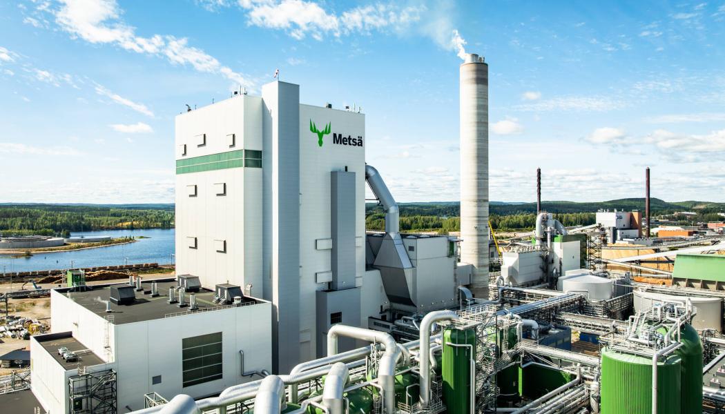 Metsä Fibres massabruk i Äänekoski i Finland Foto: Mika Nuorva/Metsä Group