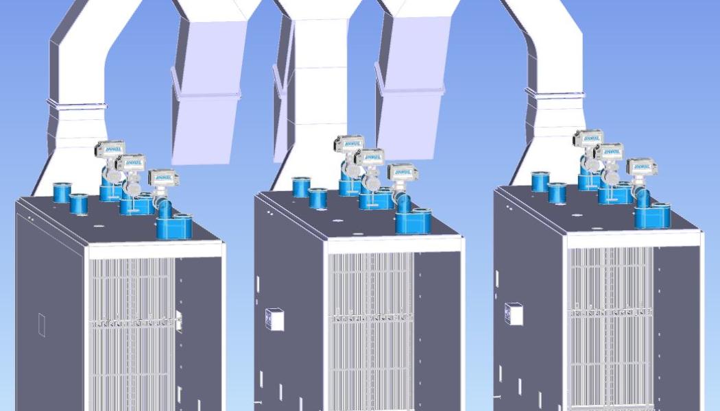 Schematisk bild av elfiltren. Bild: Andritz
