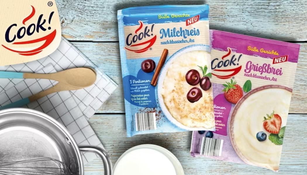 Friessinger Mühle använder återvinningsbart barriärpapper, NexPlus Advanced, för att skapa en tresidigt förseglad påse för mannagryn och risgrynsgröt till den europeiska lågpriskedjan NORMA. Foto: Koehler Paper