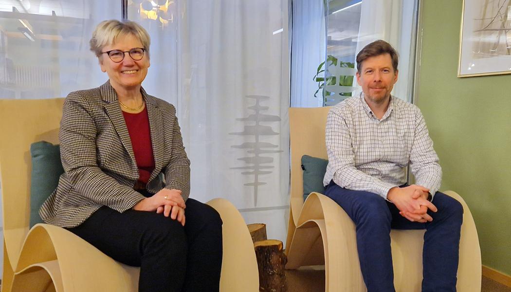 Agneta Richter-Dahlfors, Richter Life Science och Paul Nemes, Paper Province. Foto: Paper Province