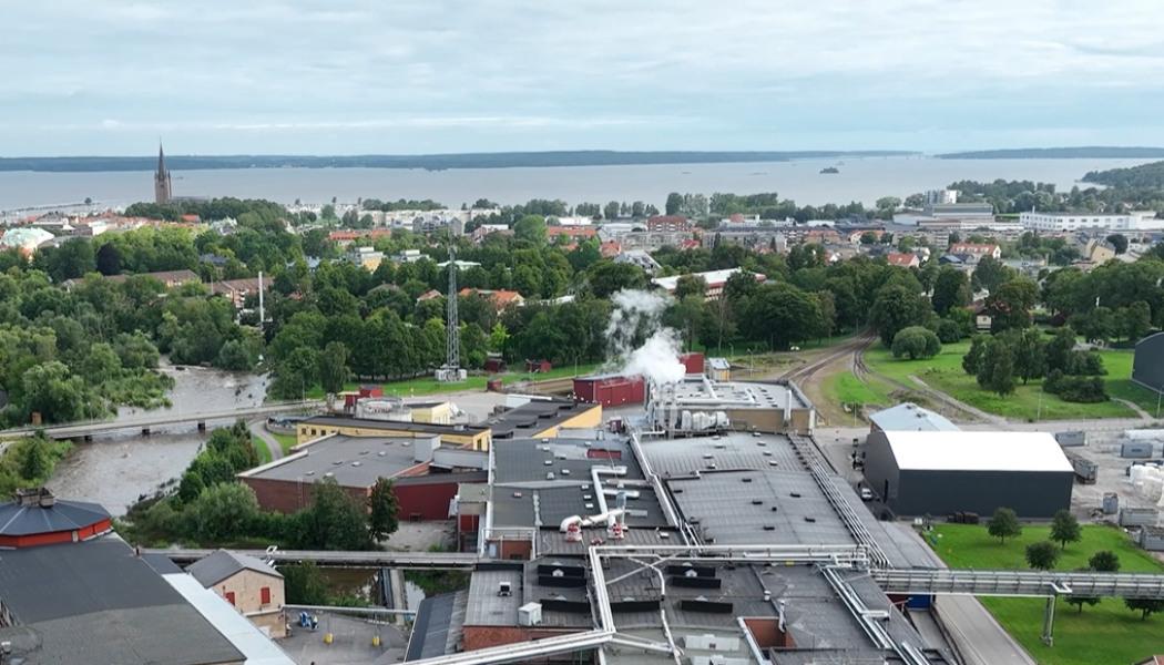 Metsä Tissues fabrik i Katrinefors, Mariestad. Foto: Metsä Group